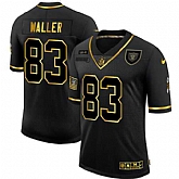Nike Raiders 83 Darren Waller Black Gold 2020 Salute To Service Limited Jersey Dyin,baseball caps,new era cap wholesale,wholesale hats